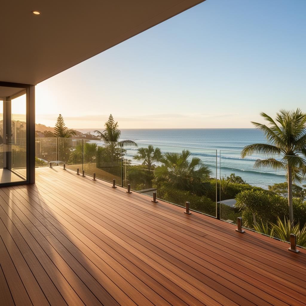 Ocean-facing deck project by Friend Building Group
